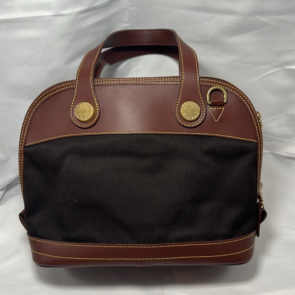 VINTAGE Dooney and Bourke Cabriolet Dome Satchel * Made in USA * - Picture 2 of 10